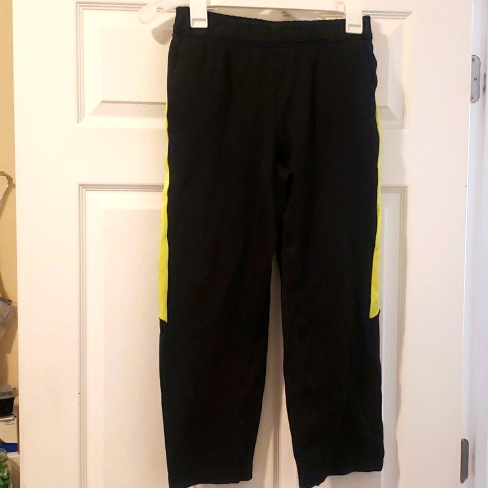Russell Black and Yellow Boys Sweat Pants